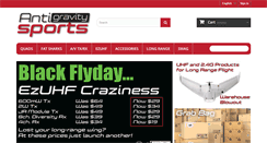 Desktop Screenshot of antigravitysports.com